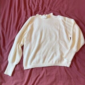 Nanette Lepore Cream Cowl Neck Sweater